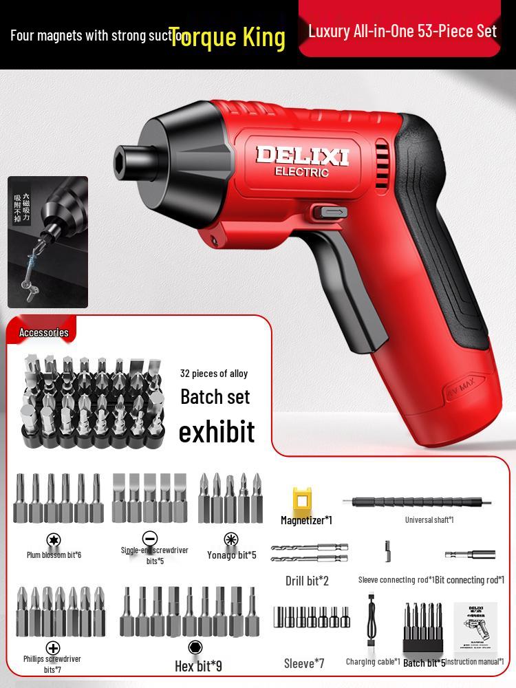 Rechargeable Multifunction Mini Electric Screwdriver and Drill.