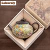 150ML Rock Painting Time Teapot Elegant Tea Infuser Pot Tea Maker Kettle With Ball Hole Tableware Accessories Collection Craft