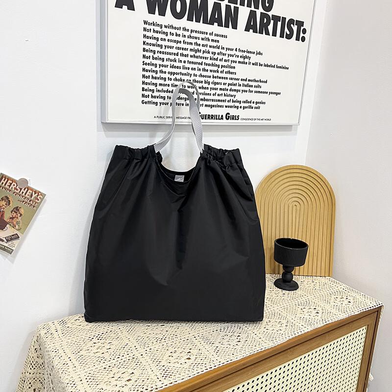 Foldable Portable Nylon Eco-Friendly Shopping Shoulder Bag