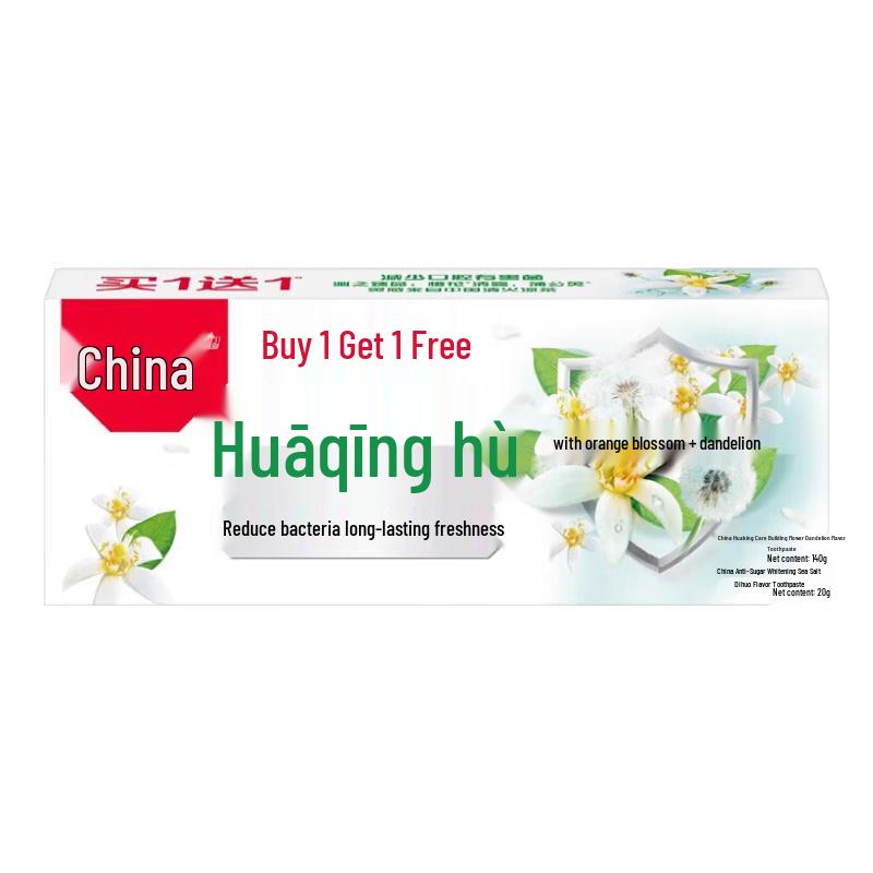 

Zhonghua Hua Qing Hu Orange Blossom Dandelion Toothpaste