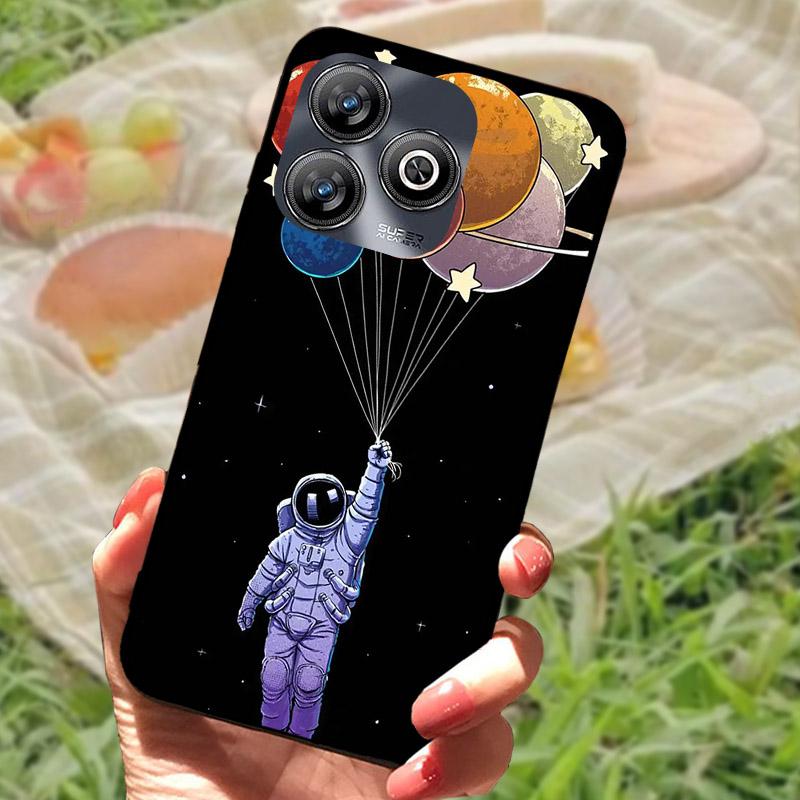 Für ZTE Blade V60 Smart A75 4G Hülle V60Smart Cool Wolf Löwe Silikon Weiches TPU Handyhülle Für ZTE BladeA75 4G Stoßfeste Bumper
