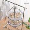 Transformable Multi-Functional Drying Basket: Double-Layer Foldable Net for Underwear and Socks Storage
