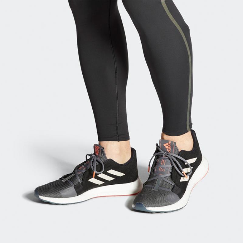 Adidas Senseboost Go Shoes 'Core Black Grey Six White' Sneakers EG0957