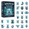 Hochlandkuh Halloween Adventskalender Blind Box Weihnachtsbaum Dekoration Acryl Anhänger