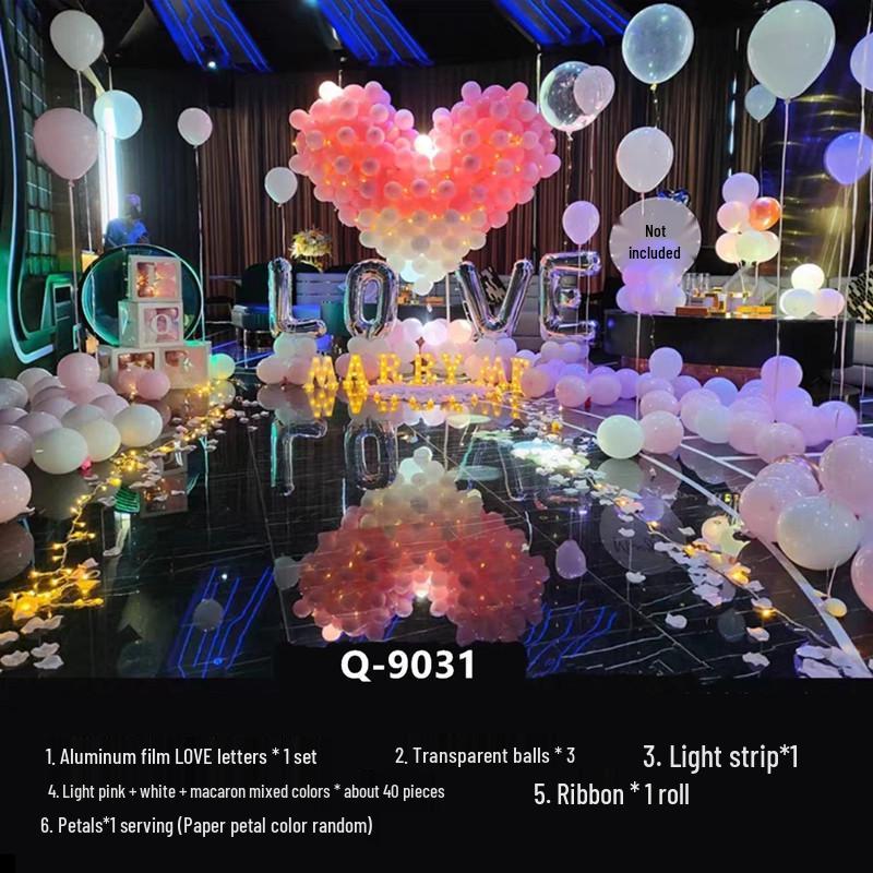 Romantic Proposal & Anniversary Balloons for Valentine's Day