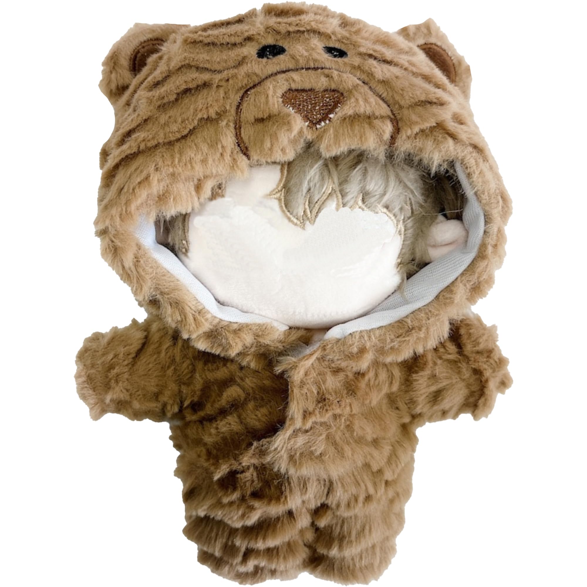 

[Plush Clothing] 20cm Plush Toy Kigurumi Bear, Brown, g.triger, Nuikatsu [Product]