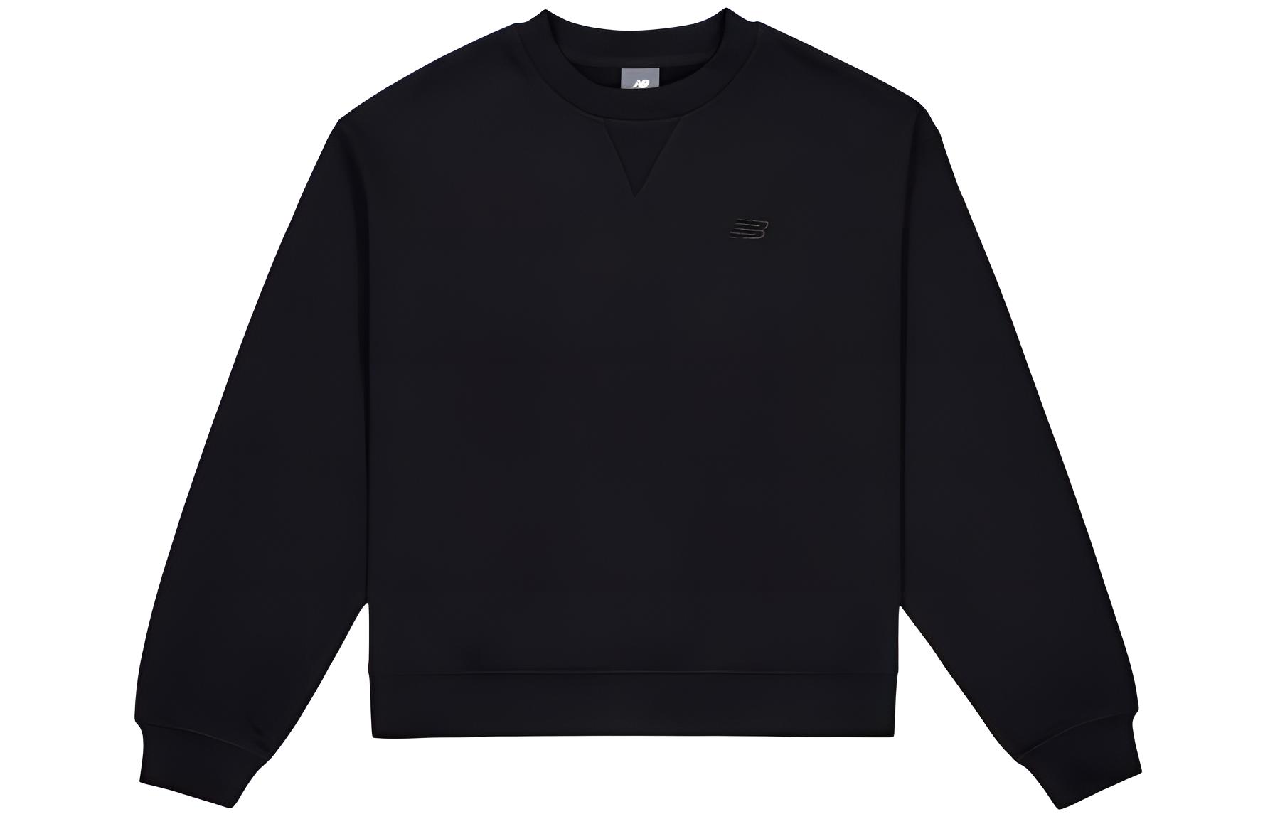 New Balance Athletics French Terry Crew Sweatshirt Women s Black WT41500-BK M