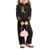 Girls' Fashion Print Hoodie and Sweatpants Set 2 Piece Casual Outfit for Everyday Wear