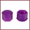 20pcs 21mm Universal Purple Plastic Car Wheel Nut Lug Hub Screw Rim Bolt Covers Dust Protection Caps with Removal Tool Clip Replace Parts