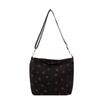 Personalized Fashionable One-shoulder Tote Bag New Beautiful Simple Strawberry Pattern Casual Summer Student Shoulder Bag