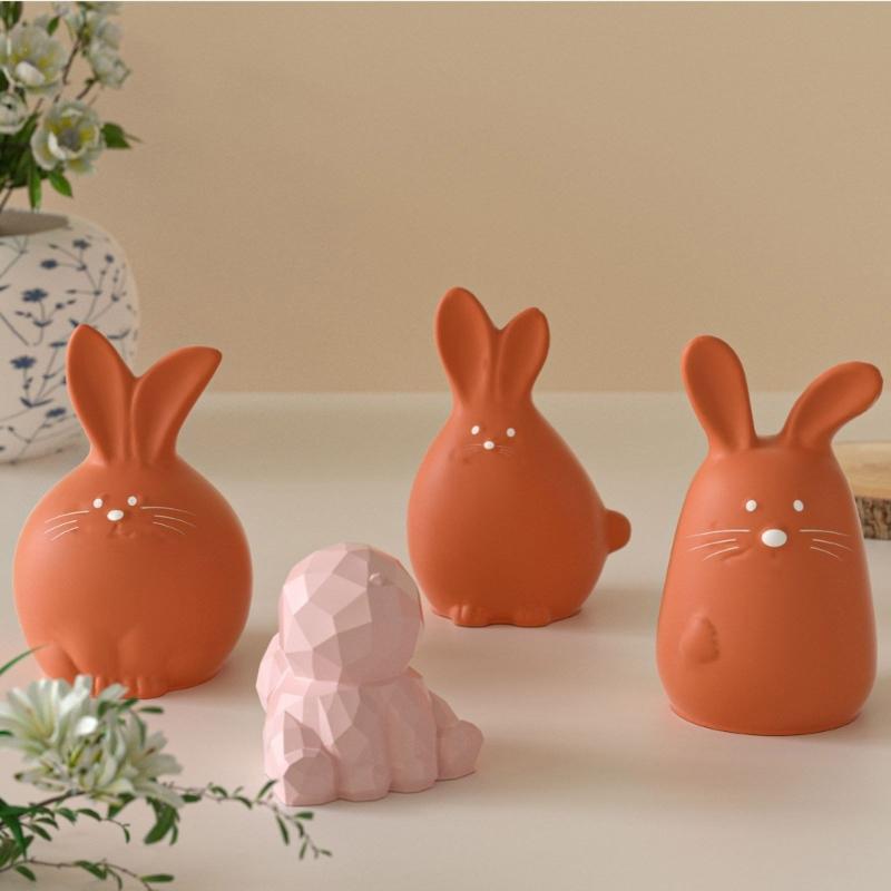 Rabbit Candle Crafting Mold Silicone Mould for Unique Handmade Crafts Epoxy Resin Wedding Decoration Making Mold