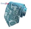 Cozy Up 3.15"(8cm) Fashion Striped PaisleyTies Men Plaid Flower Necktie for Wedding