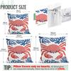 4pcs/set Marine Life Patterns Cushions Pillowcase Polyester Cushion Cover Throw Pillow Pillowcover Home Car Sofa Decor