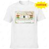 Vintage Cassette Old Birthday Gift Street Fashion Oversized Trend Summer Unisex Unisex Universal Round Neck Shortsleeved Tshirt