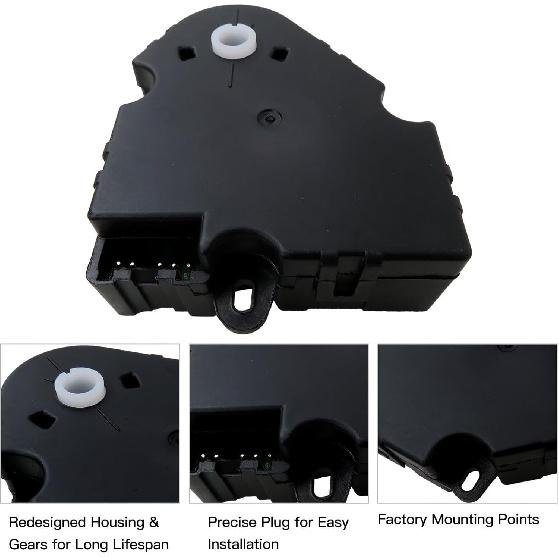 604-106 HVAC Blend Door Actuator for 1997-2004 Chevy Corvette, Replace# 89018365, 52402588, 16163982, 52402598, 52402612