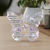 1pc Italian Butterfly Shaped Acrylic Sign Table Decor, Desktop Decoration for Home Farmhouse Living Room Church Fireplace Party, Gift  