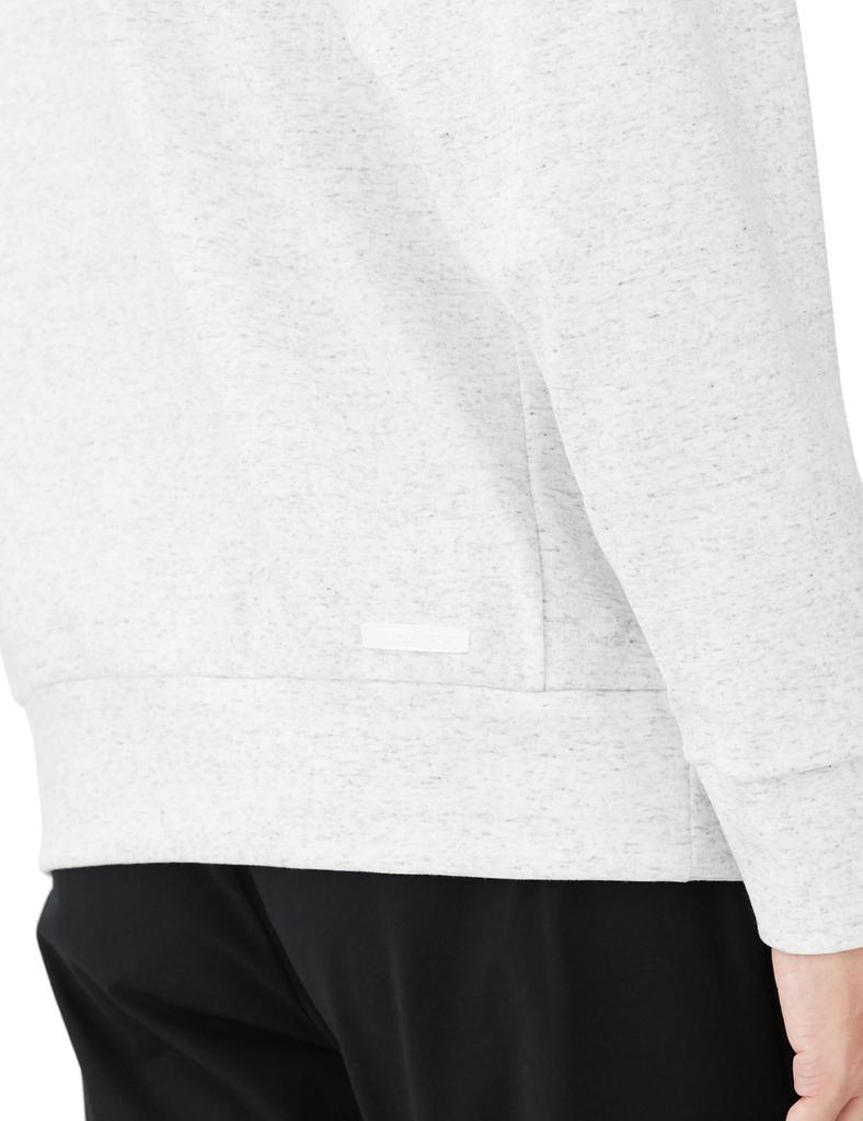 Sweatshirt Descente Box Logo Heather Hoodie Hooded Stretch Sweat Absorbent Quick Drying UV Protection WHM M [Move Sports] S.F.TECH (UPF50+) Men's