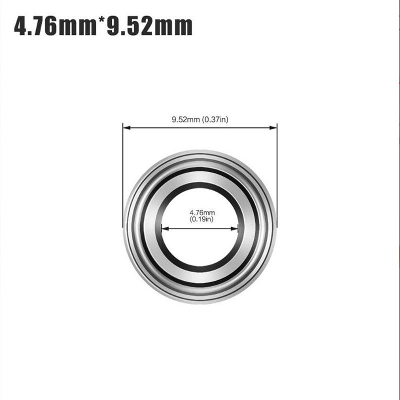 Bit de router Ghid pentru rulmenți cu bile montat în partea de sus Freză Set chei pentru rulmenți Set de accesorii rulmenți 4,76 mm 6,35 mm 12,7 mm