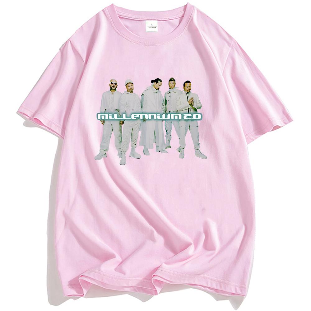Tričko Backstreet Boys Millennium 2.0 s krátkým rukávem, bavlněné letní tričko, ležérní móda, letní pánské tričko s kulatým výstřihem, grafické tričko