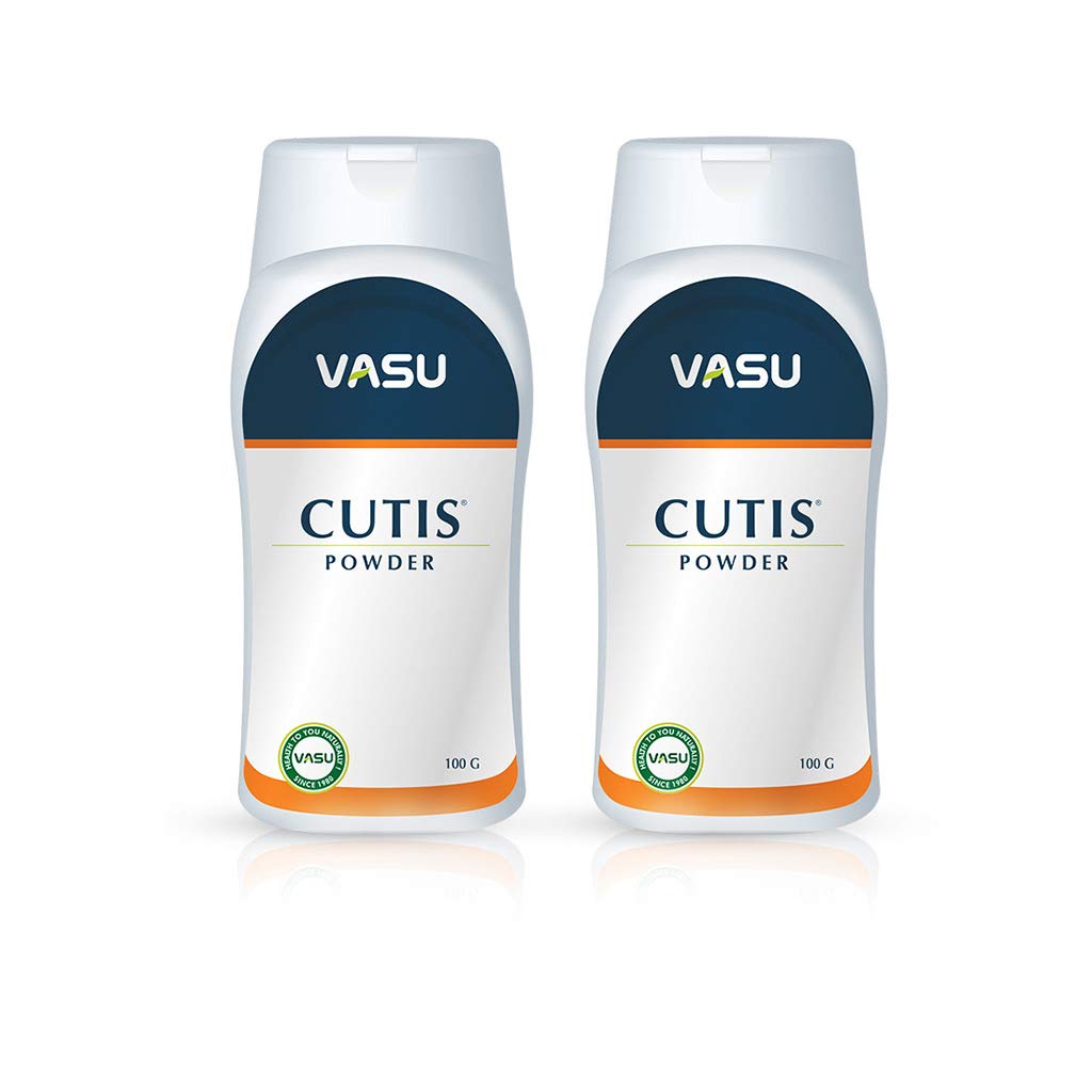 Присыпка Trichup Vasu Cutis, 100 г, упаковка из 2 штук, для комфорта и охлаждения кожи