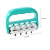 ABS Manual Body Massage Roller With Ergonomic Design For Full Body Muscle Recovery Home Gym Use