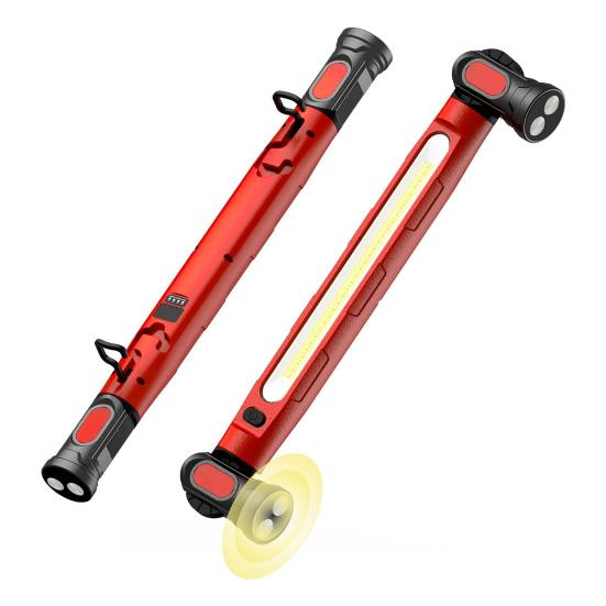 Yousheng Magnetic COB Work Light with Hooks Rechargeable Adjustable Angle Underhood Work Light Portable Emergency Repair Light for Car Engine