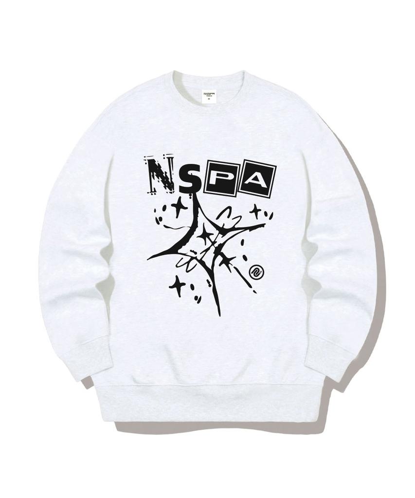 NESPA STUDIO Blast Oversized Sweatshirt 5 Colors [Nspm_6005]