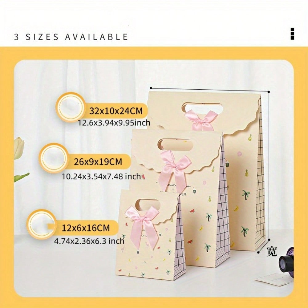 

10 шт. подарочная бумажная сумочка маленькая сумка флип, маленькая упаковка изысканная подарочная сумка, доступны три размера 4.74 2.36 6.3 inch светло-желтого