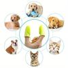 3pcs Dog Soft Double Finger Toothbrush Pet Teeth Clean Bad Breath Care TPR Tooth Brush Clean Tool Cats Toothbrush Accessories
