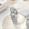 Simple And High-Value Steel Belt Women'S Watch, Small And Exquisite Oval Waterproof Watch, Student Quartz Watch