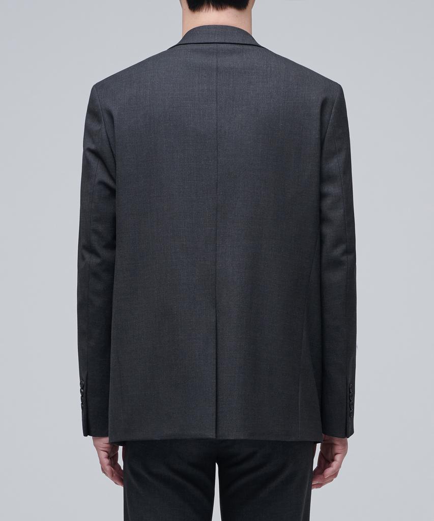 Musinsa Standard Relaxed Basic Wool Blazer [Charcoal Grey]