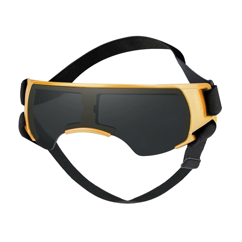 Cool Pets Sunglasses Windproof Anti-UV Goggles Soft Frame Adjustable Straps Glasses for Small/Medium Dogs Outdoor Eye Protection