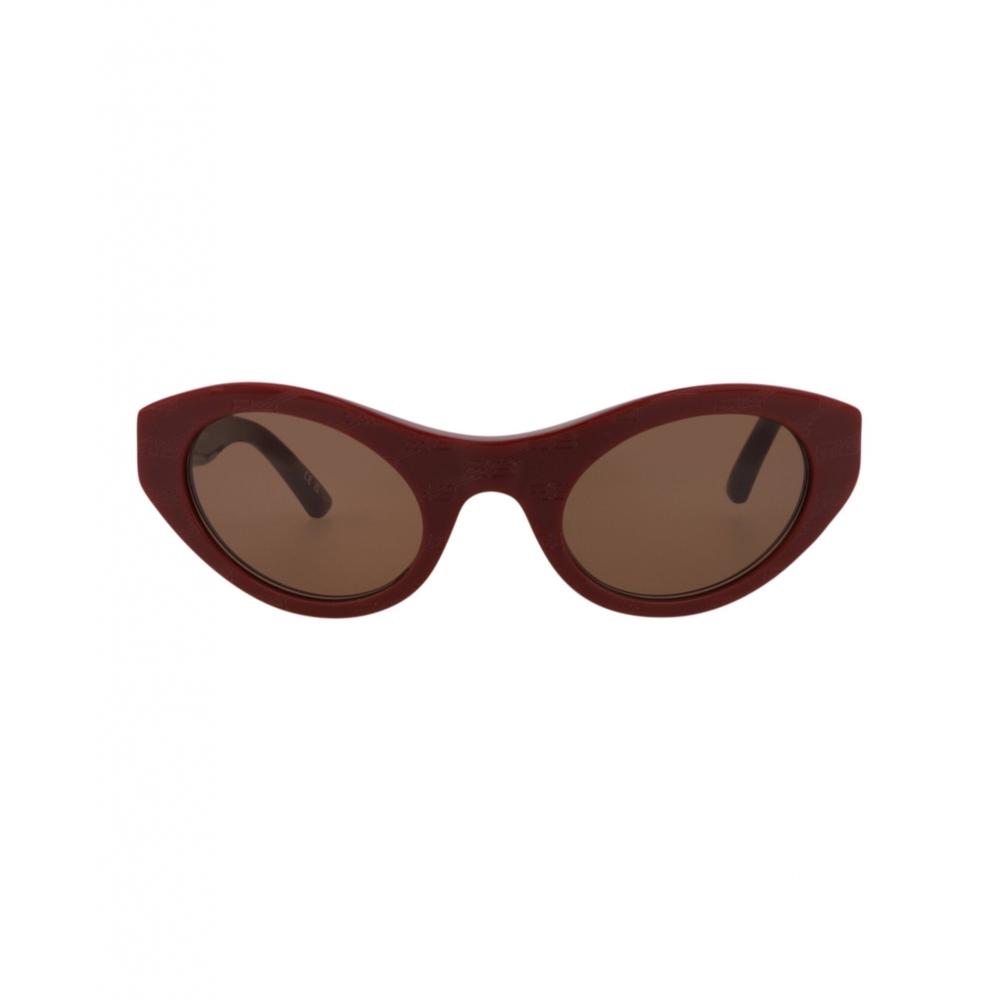 

Balenciaga Cat Eye Frame Acetate Sunglasses Burgundy Burgundy Brown One Size