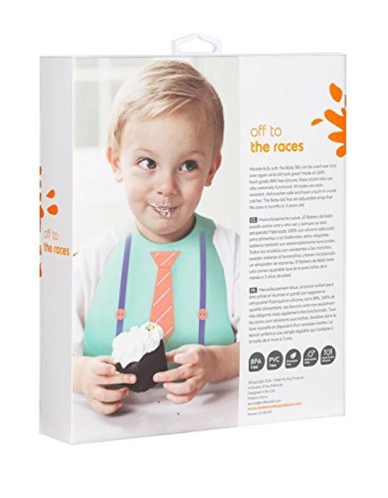 Make My Day Silicone Bib Japanese Silicone Soft Ages 6 Months 3 Bib Oil-Resistant [Official Product] Dishwasher-Safe, 100% Bib, - Years, BB120, Kids'