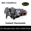 2762000515 2762000115 2762000015 Kylsystem Termostat För Mercedes Benz W221 W204 W222 W166 C350 E350 GLE350 ML350 3.5L V6