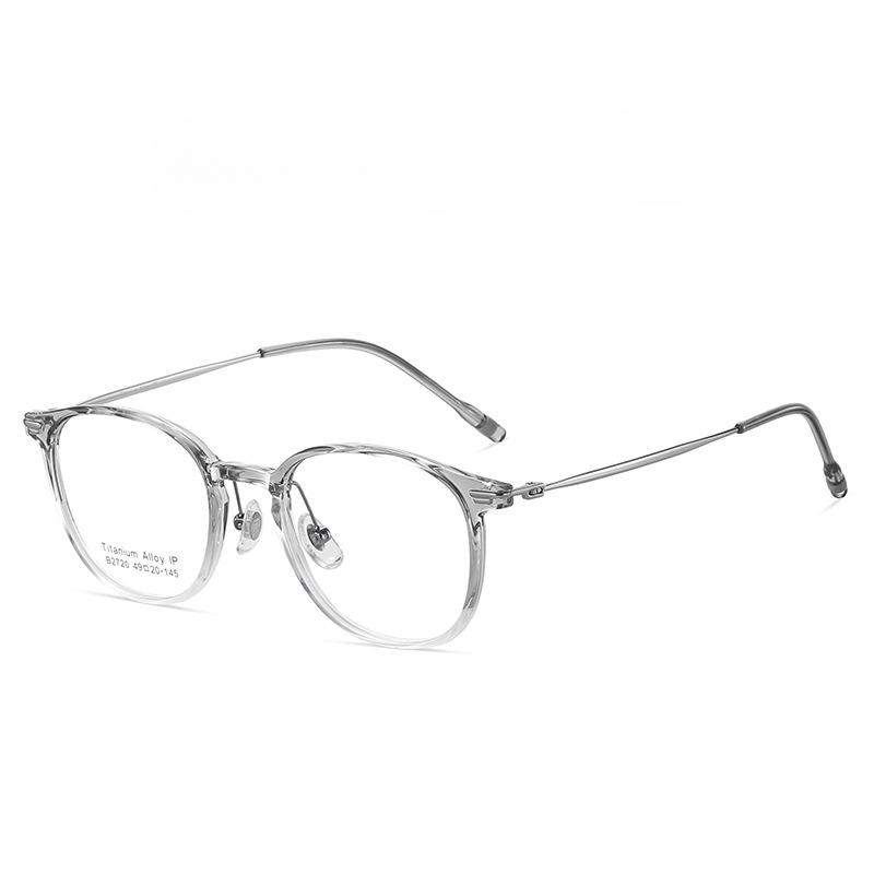 Korean Fashion Flexible Light Optical Glasses Plain TR90 Glasses Can Be Equipped with A Flat Lens.