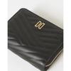 Daks Black Carlisle Embossed Leather Golddd Zipper Wallet Dcwa6f216bk