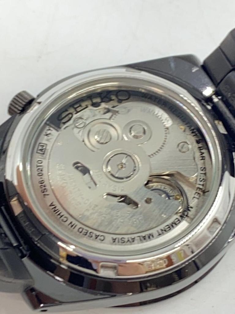 [USED] Automatic Watch SEIKO Black Dial 7S26-02T0 Japan Store