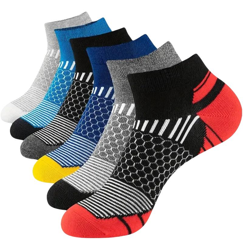 6/12 Pairs Colorful Men's Low Tub Socks Fashion Comfortable Autumn Classic Black Business Sock High-quality Men's Short Socks