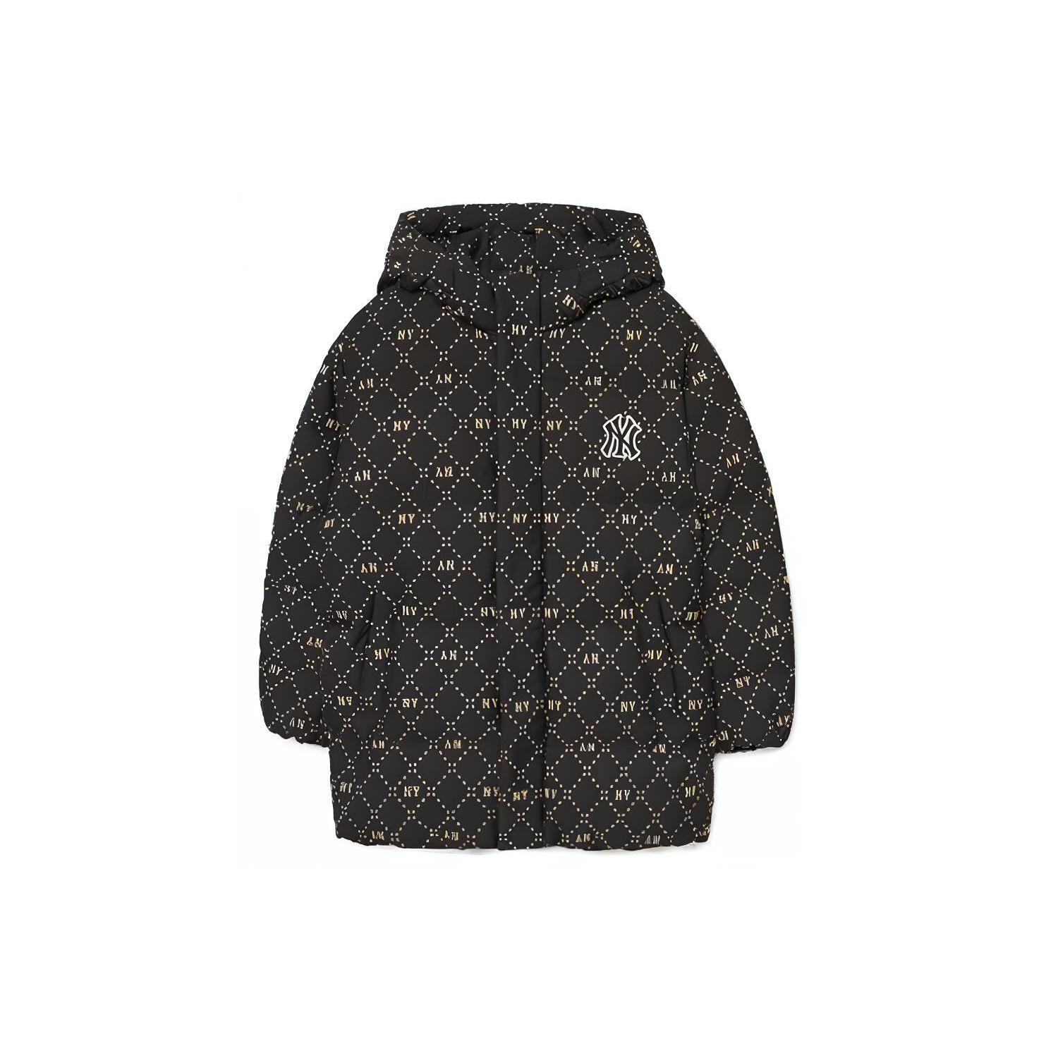 

New MLB Monogram NEW YORK YANKEES Down Jacket Unisex Black 3ADJM0336-50BKS M