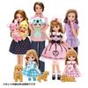 Takara Tomy "Licca-chan Doll LD-22 Twin Little Sister, Smiling Maki-chan" Dress-Up Doll Pretend Play Toy for Ages 3 and Up [Doll (dress, underwear)
