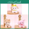 Plush Dog Keychain Pendant Animal Plush Toy For Bags And Gifts