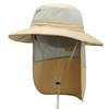 Outdoor sun hat Children's quick-drying breathable eaves sun protection bucket hat can store neck protection shawl hat