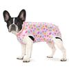 Dog Clothes, Thin Belly Protection Vest, Belly Anti-cool Free Striped Shirt, Back Buttons, Female Dog Sterilization and Weaning
