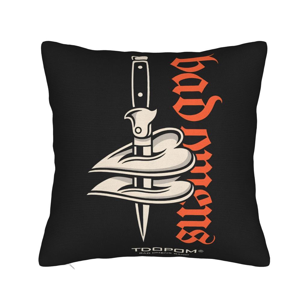 Bads Omensss Do You Feel Love Tour Pillowcases Funny Pillow Case For Living Room Sofa Square Pillow Cover