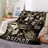 1pc Batman Blanket Lightweight Flannel Throw For Sofa, Bed, Travel, Livingroom, Office, Couch, Chair, And Bed