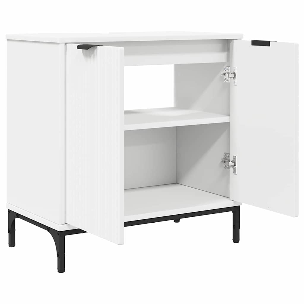 Bathroom Vanity Cabinet with Door White 60.5 x 33.5 x 61 cm