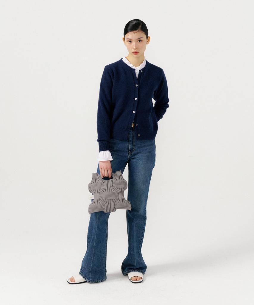 Pleatsmama New Bow Bag Gray