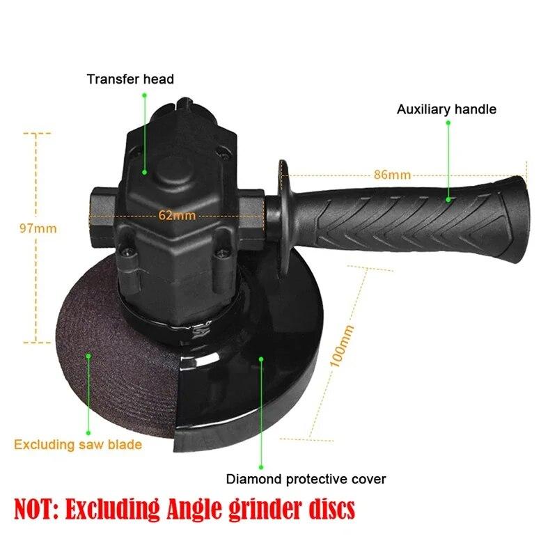 Holzbearbeitungswerkzeuge Elektrischer Bohrer zum elektrischen Hammer Winkelschleifer Konverter Umwandlungskopf Leistungsmodifizierter Werkzeugadapter DIY Holzbearbeitungsmaschine