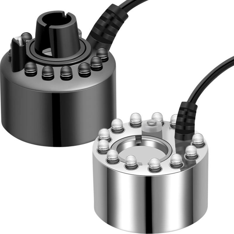 Colorful Lights 24V Fog Maker with Large Mist Output and Water Shortage Auto-Off for Aquariums and Rockeries